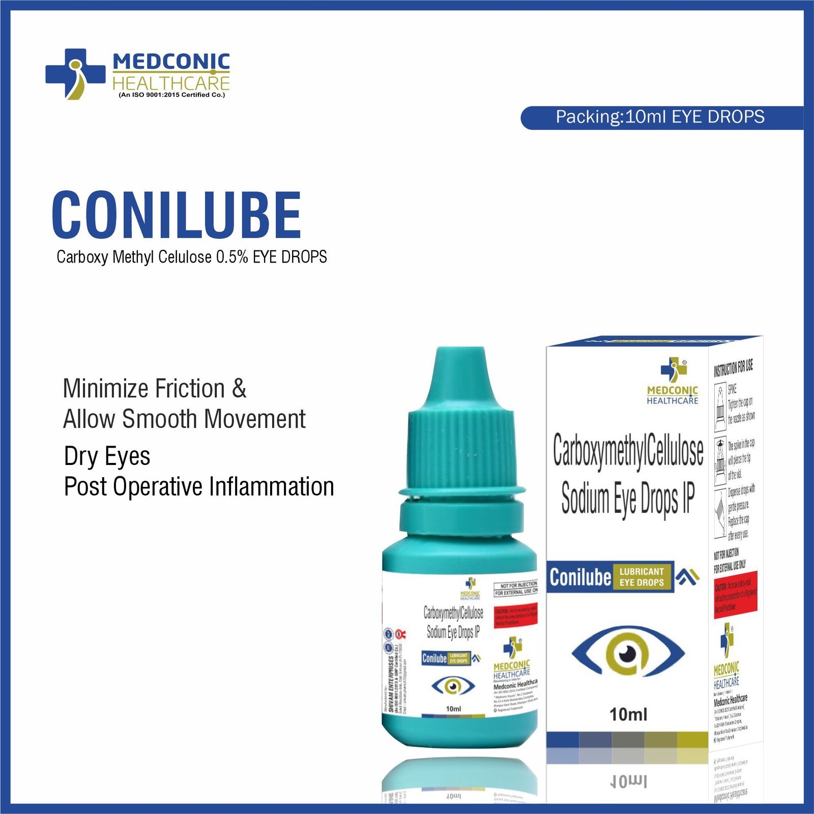 CONILUBE 10 ML EYE DROPS