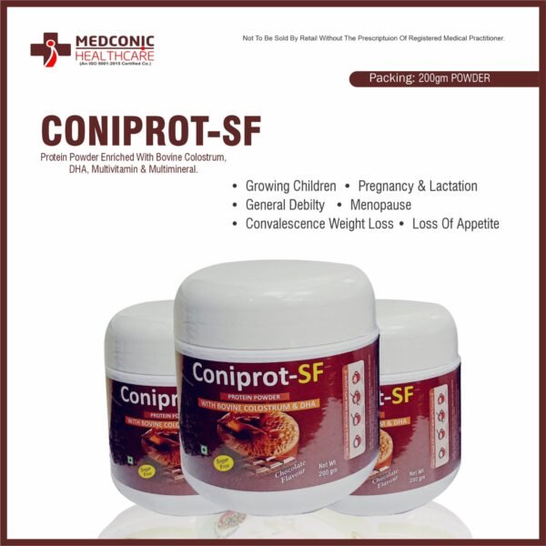 CONIPROT SF - PROTEIN POWDER WITH VITAMINS, MINERALS & DHA (SUGAR-FREE)