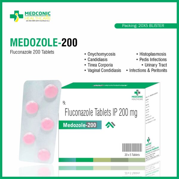 MEDOZOLE-200 20X5 TAB