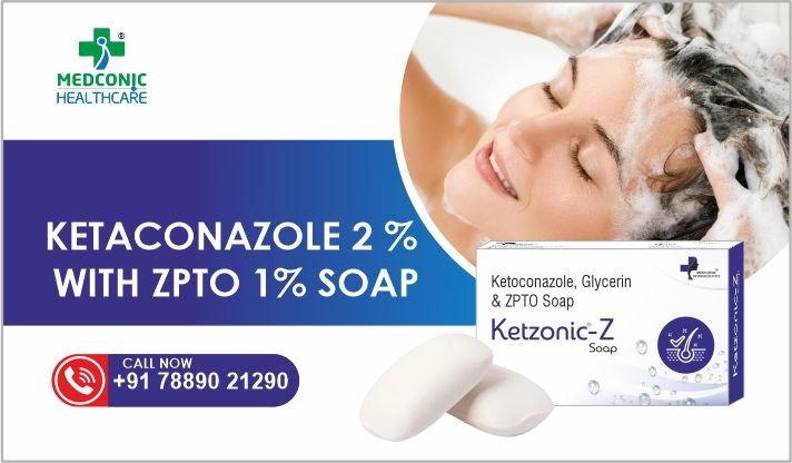 KETACONAZOLE 2 % WITH ZPTO 1% SOAP 75Gm
