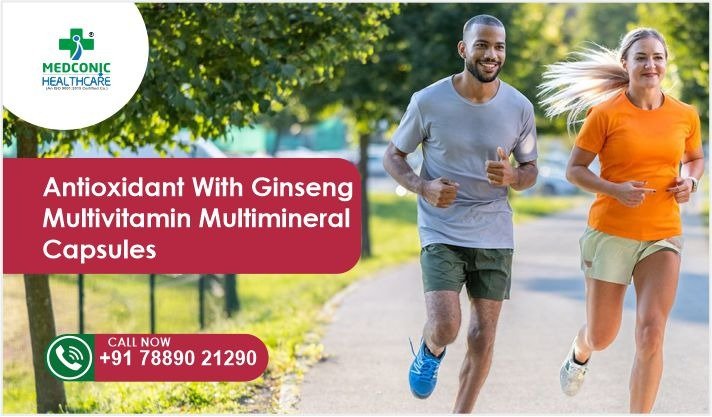 Antioxidant With Ginseng Multivitamin Multimineral Capsules