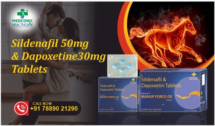 Sildenafil 50mg Dapoxetine30mg Tablets