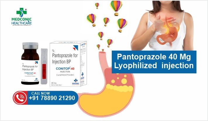 Pantoprazole 40 Mg Lyophilized injection