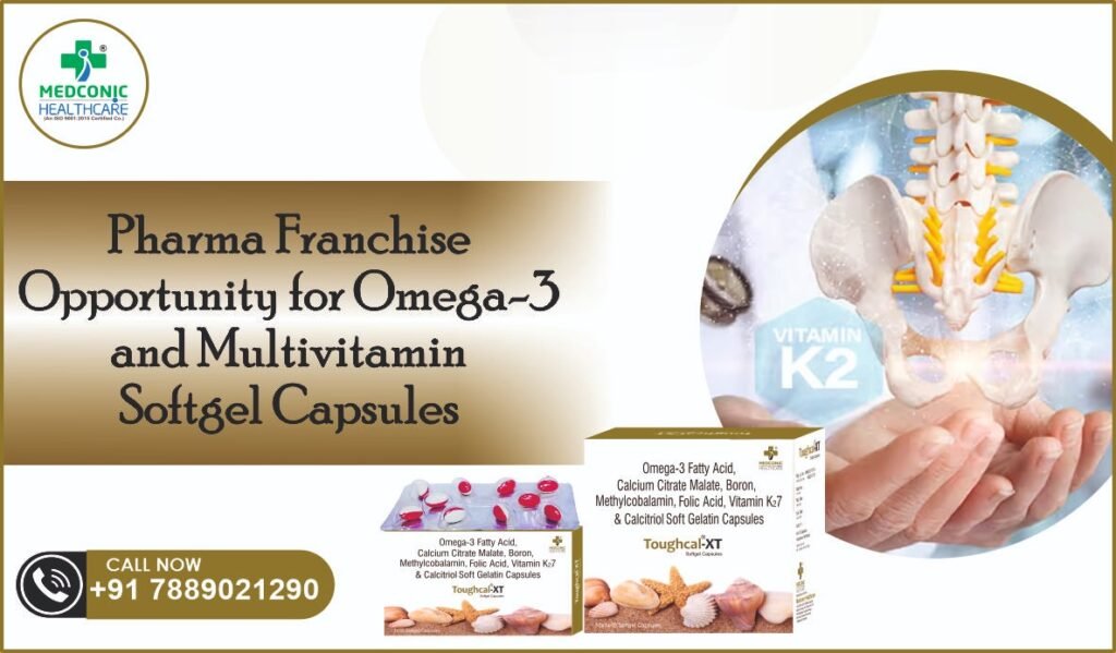 TOUGHCAL XT - Omega -3 Fatty Acid 150 + Calcium Citrate Malate 500 mg + Boron 1.5 mg + Methylcobalamin 750 mcg + Folic Acid 400 mcg + Vitamin K27 45 mcg + Calcitriol 0.25 mcg Softgel Capsules
