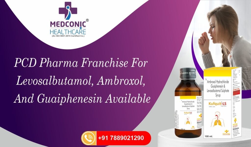 KUFQUIT LS - LEVOSALBUTAMOL 1MG AMBROXOL HYDROCHLORIDE 30 MG GUAIPHENESIN 50MG5ML (WITH OUTER)