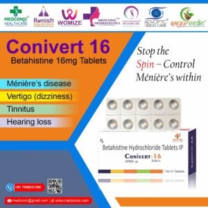CONIVERT 16 - BETAHISTINE 16MG TAB