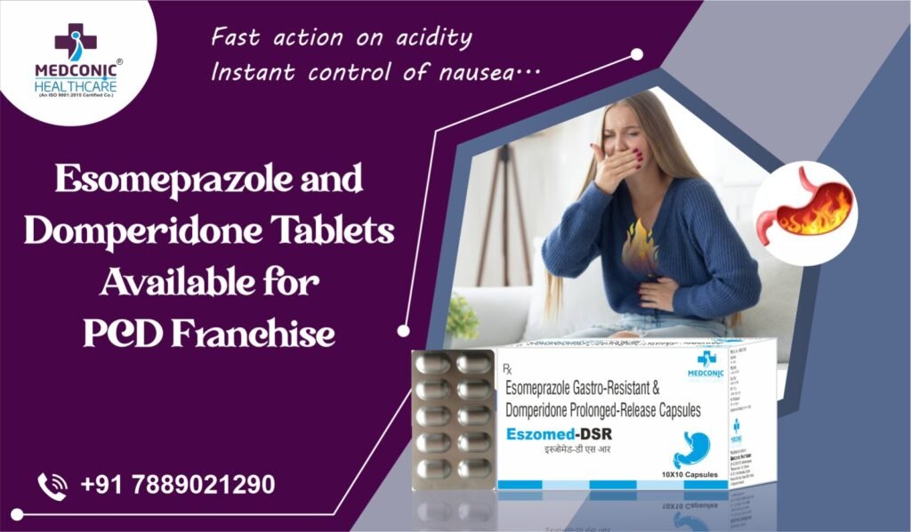 ESZOMED DSR - ESOMEPRAZOLE 40 MG DOMPERIDONE 30 MG (AA)