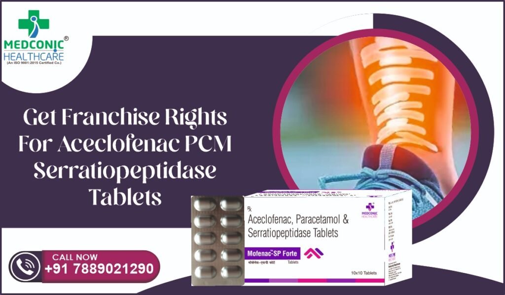 MOFENAC SP FORTE - ACECLOFENAC 100 MG PCM 325 MG SERRATIOPEPTIDASE 15 MG