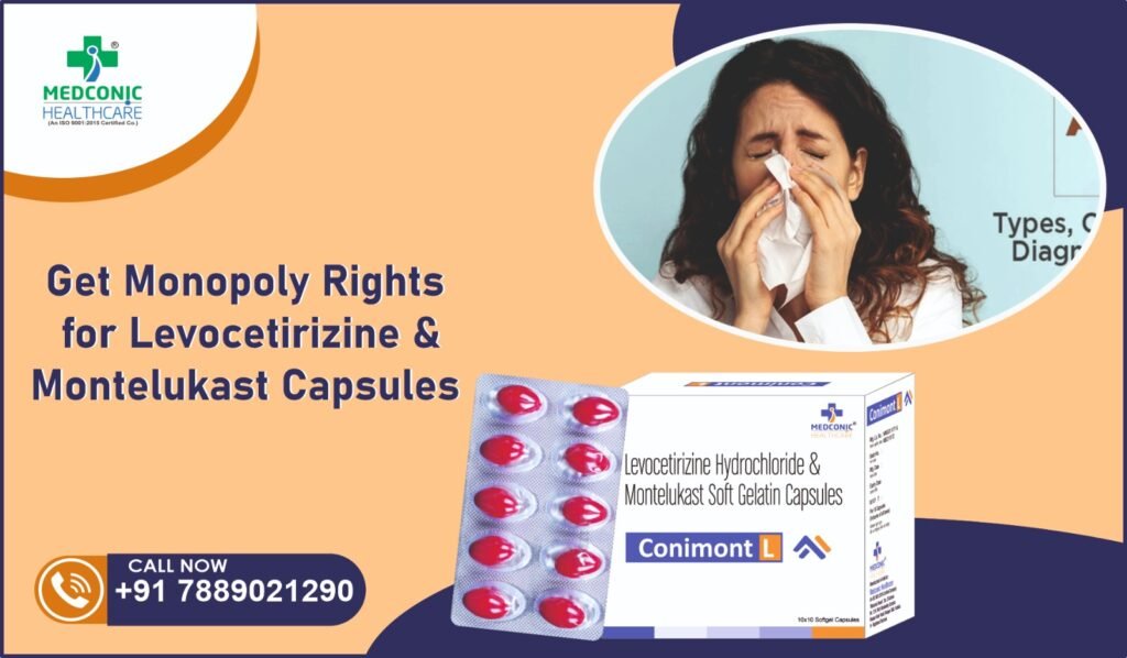 CONIMONT L - LEVOCETIRIZINE 5MG MONTELUKAST 10MG SOFTGEL CAPSULES