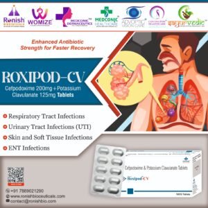 ROXIPOD CV - CEFPODOXIME and CLAVULANIC ACID TABLETS