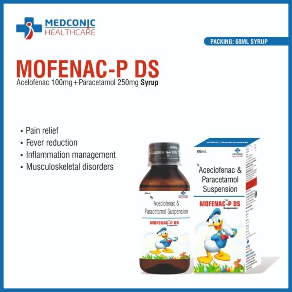 MOFENAC P DS - ACECLOFENAC 100MG + PARACETAMOL 250MG SYRUP
