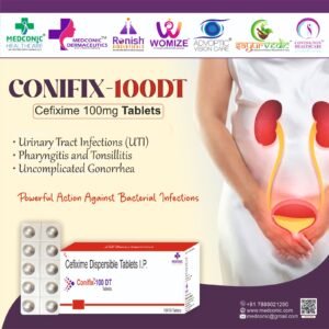 CONIFIX 100 DT - CEFIXIME 100 MG DISPERSIBLE TABLETS