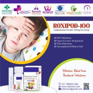 ROXIPOD 100 - CEFPODOXIME PROXETIL 100MG DRY SYRUP (1)