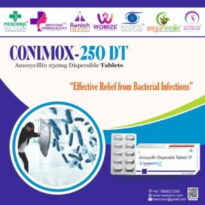 CONIMOX 250 DT - AMOXYCILLIN 250MG TABLETS