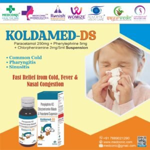 KOLDAMED DS SUSP - PARACETAMOL, PHENYLEPHRINE, and CHLORPHENIRAMINE SUSPENSION